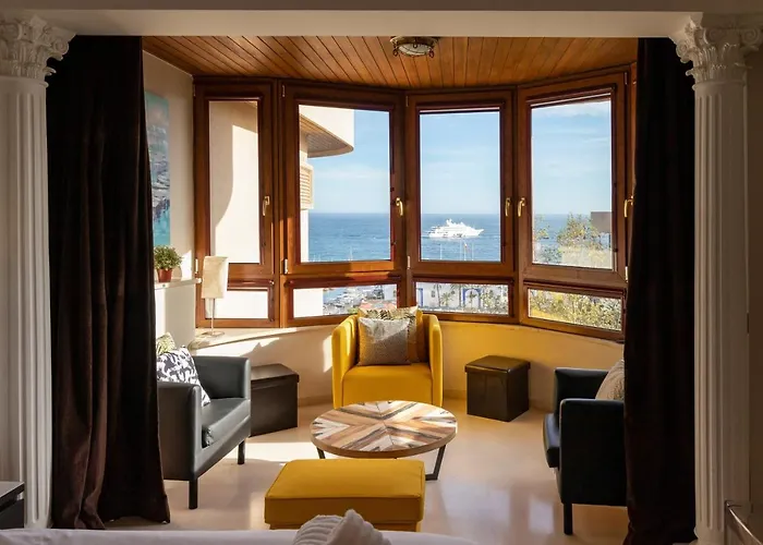 شقة Mar De Alboran Center Sea View ماربيا