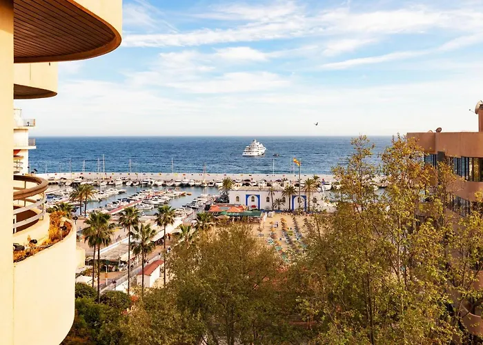Mar De Alboran Center Sea View شقة ماربيا
