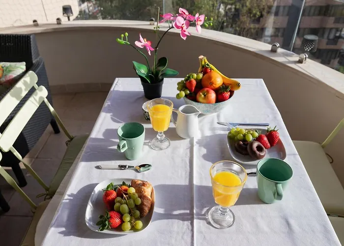 شقة Mar De Alboran Center Sea View